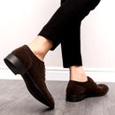 Pantofi Eleganți Bărbați Stil Velur Veneto