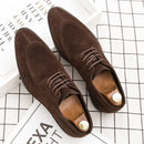 Pantofi Eleganți Bărbați Stil Velur Veneto