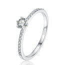 Inel Solitaire cu Zirconii